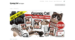 Desktop Screenshot of grumpycatparty.com